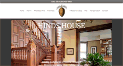 Desktop Screenshot of hinds-house.com